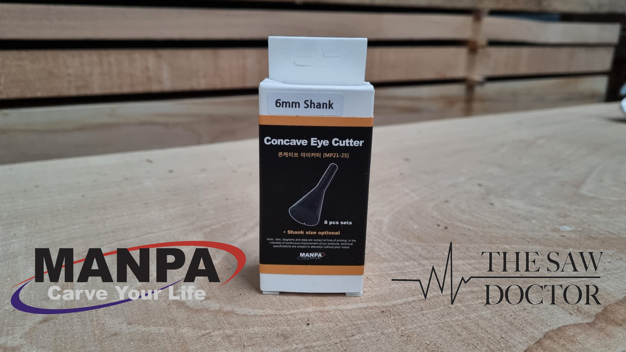 Concave Eye Cutter (Set) MP21-25 (8 Sets)