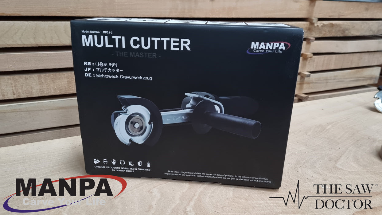 Manpa 3" Multi Cutter MASTER KIT MP21-3-M (Includes 2 Extension tools and additional 4"- 8mm Circular Cutter blade)