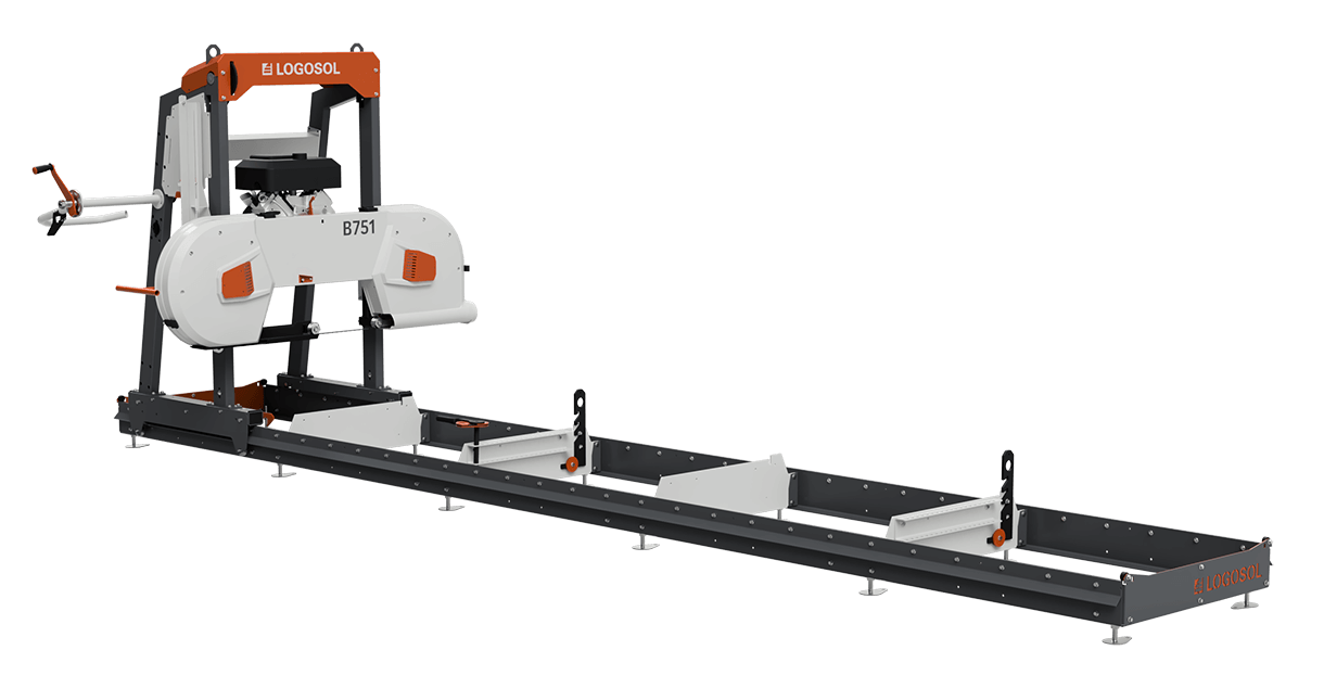 B751 Band Sawmill with 4.6 kW Electric Motor.