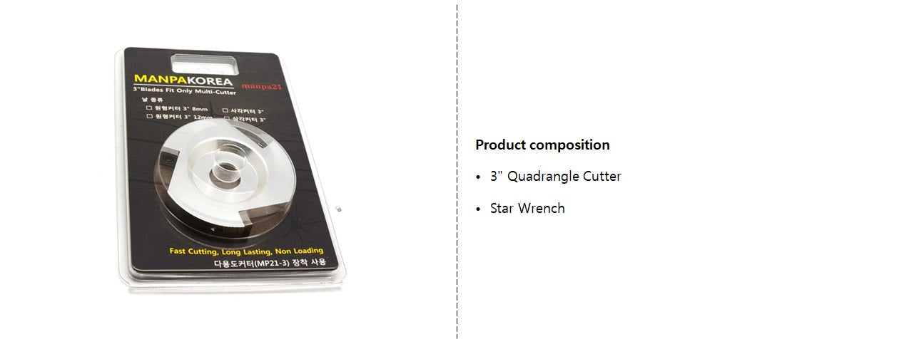 3” Square Cutter (MP21-5-3)
