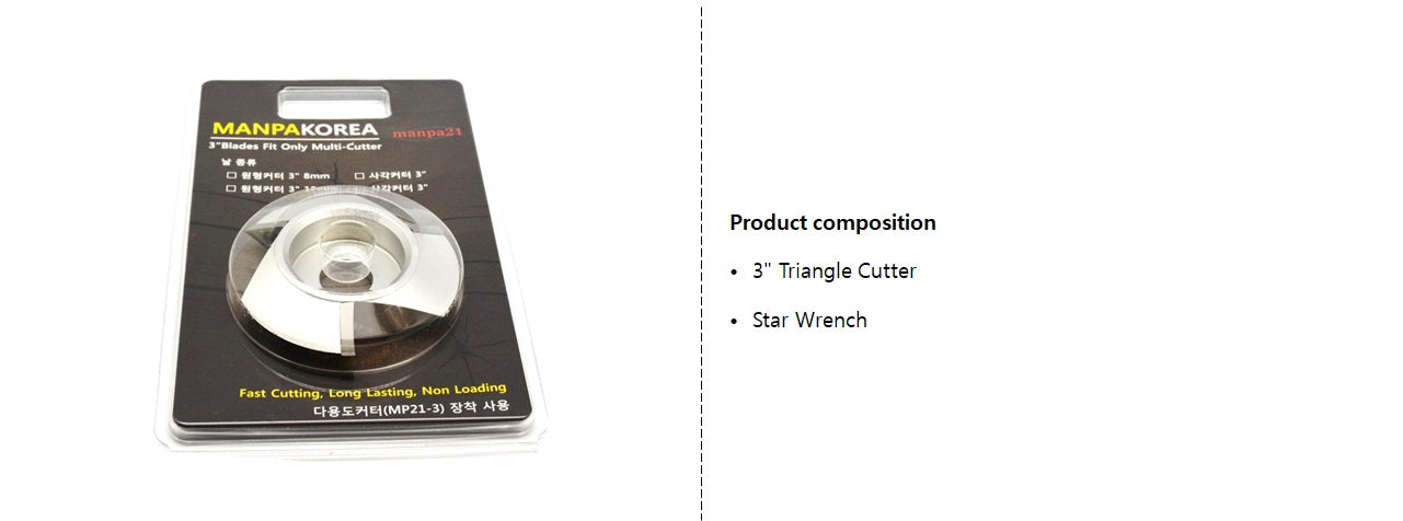 3” Triangle Cutter (MP21-6)