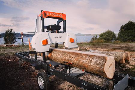 LOGOSOL B751 PRO BAND SAWMILL with 8Kw electric motor.